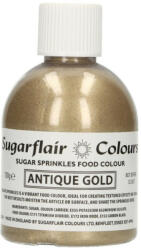 Sugarflair ehető csillámpor cukorból, antik arany, 100g