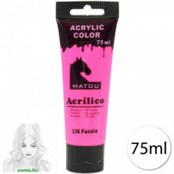 Akrilfesték Tubusos Matou 75 Ml, Fucsia (K35643-10)