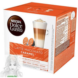 NESCAFÉ kávékapszula 2x8 db, Latte macchiato caramel (A88884)