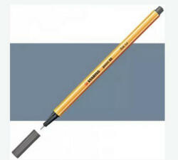 STABILO Tűfilc 0, 4mm - Stabilo Point 88 - Dark Grey (4006381333986)
