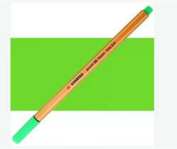 STABILO Tűfilc 0, 4mm - Stabilo Point 88 - Neon Green (4006381438551)