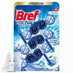Bref Blue Aktiv Chlorine Toalett Frissítő 3X50G (A18226)