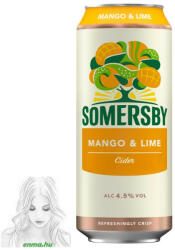 Somersby Mangó-lime ízesítéssel 0, 5 l (84185)