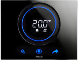 Gewiss Termostat termo 3M ICE KNX Easy incastrat Gewiss Chorus negru GW16974CN (GW16974CN)