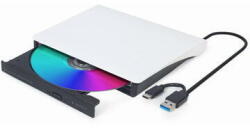 Gembird Unitate Optica Externa Gembird DVD-USB-03-BW, USB 3.1, Negru/Alb (DVD-USB-03-BW)