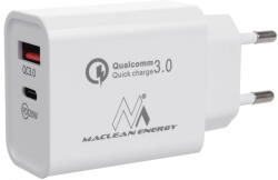 Maclean Incarcator retea Maclean 20W, PD, MCE485W, Quick Charge 3.0, Alb (MCE485W)