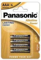 Panasonic LR03APB/4BP 1, 5V AAA/mikro tartós alkáli elem 4 db/csomag (LR03APB-4BP) (LR03APB-4BP)