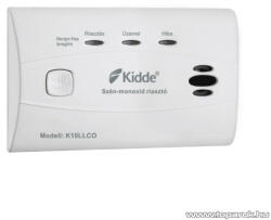 Kidde K10LLCO-HU Elemes szénmonoxid érzékelő, CO riasztó LED visszajelzőkkel, 10 év élettartam