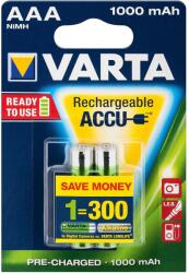 VARTA Recharge mikro ceruza akku (AAA) 1000mAh 2db (05703 301 402)
