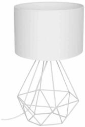 MILAGRO Textil asztali lámpa geometrikus talppal (Basket) (MLP7193)