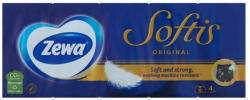 Zewa Papírzsebkendő 4 rétegű 10 x 9 db/csomag Zewa Softis illatmentes (31000569) - tobuy