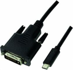 LogiLink USB 3.2 Gen1 USB-C -> DVI-D 3m kábel (UA0332)