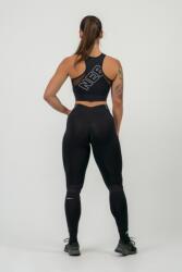 NEBBIA FIT Activewear leggings magas derékkal 443 - FEKETE (XS) - NEBBIA