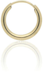 Gold earrings for ladies AU-FU-S-10-20 - 14 karátos arany unisex fülbevaló 1 db - Ø10, 00 mm (AU-FU-S-10-20)