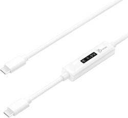 j5create USB-C Dynamic Power Meter Charging Cable - USB-C to USB-C (JUCP14)