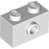 LEGO® 86876c1 - LEGO fehér kocka 2 x 1 méretű oldalán 1 bütyökkel (86876c1)