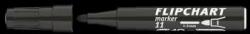 ICO Flipchart marker pe bază de apă 3mm, rotund Artip 11 negru (9580016006)