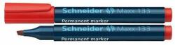 Schneider "Maxx 133" marcator cu alcool roșu cu tăiere de 1-4 mm SCHNEIDER "Maxx 133 (113302)
