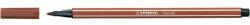 STABILO Stilou cu vârf de pâslă din oțel inoxidabil 1mm, M STABILO Pen 68 roșu cărămiziu (68/38)