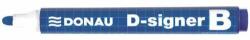 DONAU Marker de carton, 2-4 mm, conic, DONAU D-signer B, albastru (7372001-10PL)