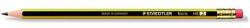 STAEDTLER Creion de grafit hexagonal Staedtler Noris cu radieră, HB (122-HB)