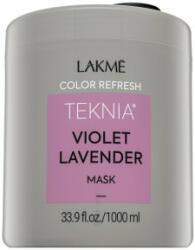 Lakmé Teknia Color Refresh Violet Lavender Mask mască hrănitoare cu pigmenți colorați pentru păr cu nuanțe de mov 1000 ml