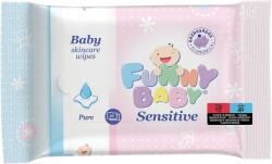 Funny Baby Sensitive Pure Nedves Törlőkendő 60x