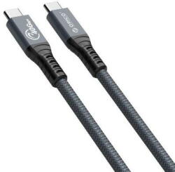 ORICO Cablu USB TBZ4 USB-C la USB-C Thunderbolt 4 0.8m gri (TBZ4-08-GY)