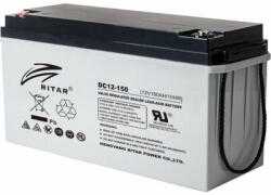 Ritar Power Оловна AGM Deep cycle Батерия за соларни системи RITAR (DC12-150) 12V/150Ah - 483x170x241 mm (RITAR-DC12-150)