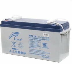 Ritar Оловна Гелова Батерия за соларни системи RITAR (DG12-150) 12V/150Ah - 483x170x241 mm (RITAR-DG12-150)