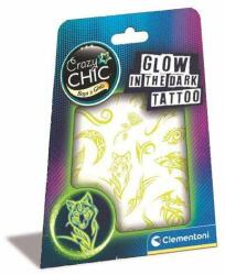 Clementoni Crazy Chic: Sötétben világító tetoválás szett - Clementoni (18121)