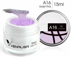  Venalisa Jelly műköröm építő zselé /Builder Gel - A16 Violet Pink 15ml (a16) - pepita