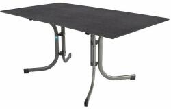 Haber Összecsukható asztal antracit/pala 160 x 90 cm (1125964)