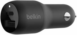Belkin BoostCharge Dual Car Charger with PPS 37W Black CCB004btBK (CCB004btBK)