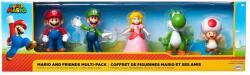 Super Mario Set 5 figurine Mario Nintendo, Super Mario si Prietenii sai