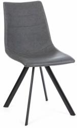 Bizzotto ALVA szürke műbőr szék (BZ-0733014)