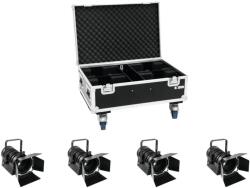 EUROLITE Set 4x LED THA-40PC bk + Case - dj-sound-light