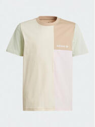 Adidas Tricou Colorblock T-Shirt HK9815 Bej Regular Fit