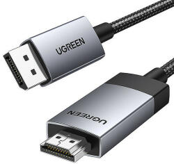 UGREEN Display Port HDMI kábel Ugreen DP119 4K, 1m, egyirányú (15773)