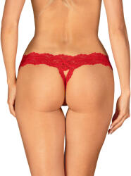 Obsessive Amor Cherris Crotchless Thong Red L/XL