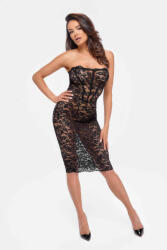 Noir Handmade F301 Catalyst Lace Up Midi Dress L