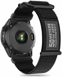 Okosóra Szíj Garmin 26mm Quickfit Fenix 3 / 5x / 3hr / 5x Plus / 6x / 6x Pro / 7x Tech-protect Scout Fekete