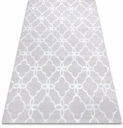 My carpet company kft Modern MEFE szőnyeg 8504 Virágok - szürke / fehér 160x220 cm (AT3410)