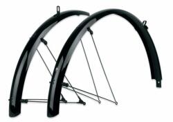 SKS Bluemels Basic 28-29-es műanyag sárvédő szett, 55 mm, V-pálcás, fekete - bikepro - 14 410 Ft