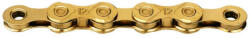 KMC X12 Gold kerékpár lánc, 12s, 126 szem, patentszemmel, arany színű
