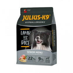 Julius-K9 Senior - Hrana uscata super-premium, hipoalergenica - Miel si Orez - 3kg