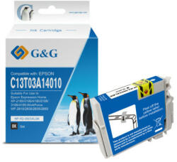 Compatibil Cartus Premium G&G Epson 603XL Black (C13T03A14010) pentru Epson WorkForce WF 2810DWF 2830DWF 2835DWF 2850DWF Expression Home XP 2100 2105 3100 3105 4100 4105 (T03A1)