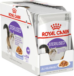 Royal Canin Sterilised Jelly - Ivartalanított felnőtt macska zselés nedves táp (24 x 85 g) 2.04 kg