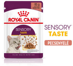 Royal Canin Sensory Taste Gravy - Szószos felnőtt macska nedves táp fokozott íz élménnyel (24 x 85 g) 2.04 kg
