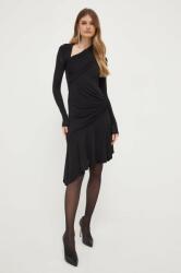 PINKO rochie culoarea negru, mini, mulata 9BYX-SUD161_99X